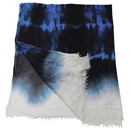 Stella Mc Cartney-Stella McCartney Chal Shibori Tie Dye en algodón azul-Otro