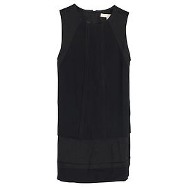 Abito senza maniche patchwork Vanessa Bruno in cotone nero Nero