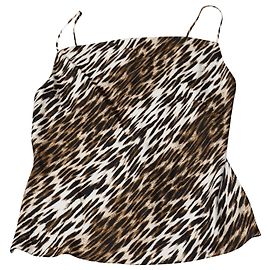 Canotta L'Agence Kay con collo ad anello in seta animalier Altro Stampa python