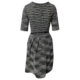 M Missoni-M Missoni – Strickkleid mit Taillenband aus mehrfarbiger Viskose-Andere,Python drucken