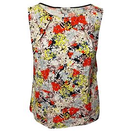 Ärmellose Bluse Erdem aus Baumwolle mit Blumenmuster Andere Python drucken