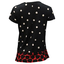 Proenza Schouler-Proenza Schouler Kurzärmliges T-Shirt mit Polka Dot-Print aus mehrfarbiger Baumwolle-Andere,Python drucken