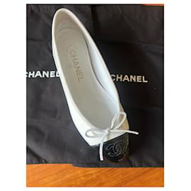 Chanel-Bailarinas Chanel-Blanco