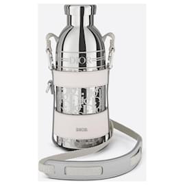 Dior-Dior water bottle shoulder strap-White,Grey