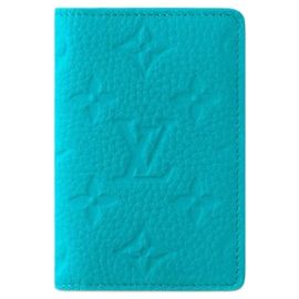 Louis Vuitton LV Pocket organizer new turquoise Turquoise