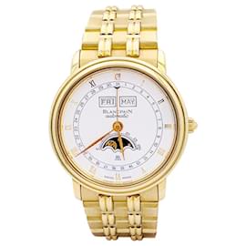 Blancpain-Relógio Blancpain “Villeret Moonphase” em ouro amarelo.-Outro