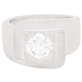 inconnue Siegelring, Weißgold, Diamant. Andere