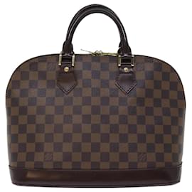 Louis Vuitton-LOUIS VUITTON Damier Ebene Alma Hand Bag N51131 LV Auth 74002-Other