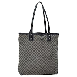 Céline-CELINE Macadam Canvas Einkaufstasche Grau Auth bs14323-Grau