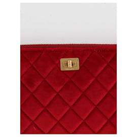 Chanel-Bolsa de veludo-Vermelho