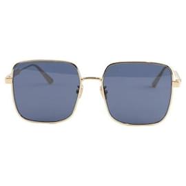 Dior-Goldene Sonnenbrille-Golden