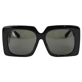 Linda Farrow-Gafas De Sol Negras-Negro