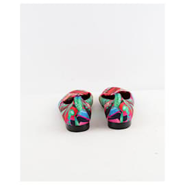 Hermès-Bailarinas multicoloridas-Multicor