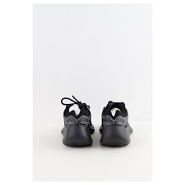 Yeezy-Sneakers aus Leder-Schwarz