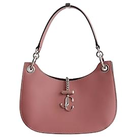 Jimmy Choo-Jimmy Choo Half Moon Handtasche aus rosa Leder-Pink