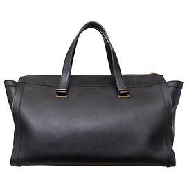 Golden Goose Sac cabas zippé sur le dessus Noir