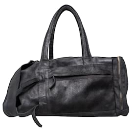 Yohji Yamamoto-Yohji Yamamoto Y's Two-way Travel Bag-Black