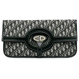 Dior-Clutch Dior Oblique plegable negro-Negro