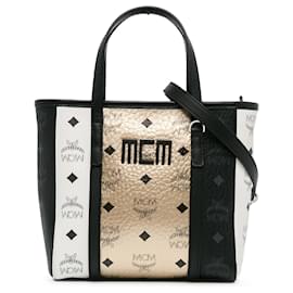 MCM-Bolsa MCM Visetos Mix Toni Shopper Preta-Preto