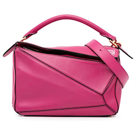 Loewe-Bolso satchel pequeño Puzzle LOEWE rosa-Rosa