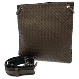 Bottega Veneta-Bolsa Bottega Veneta Intrecciato Marrom-Marrom