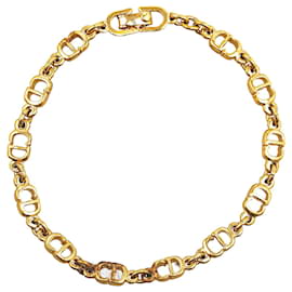 Dior-Bracciale a catena con logo CD Dior in oro-D'oro