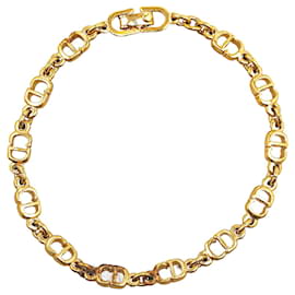 Dior-Pulseira de corrente com logotipo CD Dior em ouro-Dourado