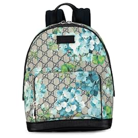 Gucci-Mochila Gucci GG Supreme Blooms Marrom-Marrom