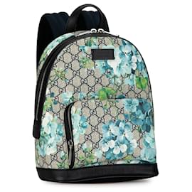 Gucci-Mochila Gucci GG Supreme Blooms Marrom-Marrom