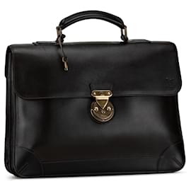 Louis Vuitton-Bolso de negocios tipo maletín Louis Vuitton Utah Apache marrón-Negro