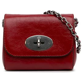 Mulberry-Sac à bandoulière Red Mulberry Mini Lily-Rouge