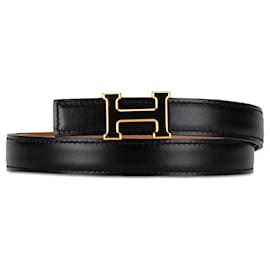 Hermès-Cintura reversibile Hermes Constance nera-Nero