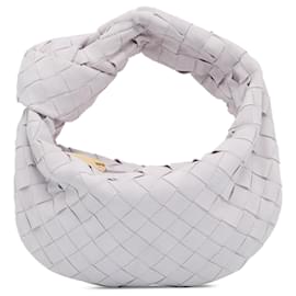 Bottega Veneta-Bolsa Bottega Veneta Mini Intrecciato Jodie Branca-Branco