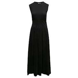 Totême-Vestido maxi preto sem mangas Toteme tamanho EUA S-Preto