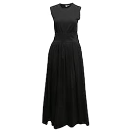 Totême-Vestido maxi preto sem mangas Toteme tamanho EUA S-Preto