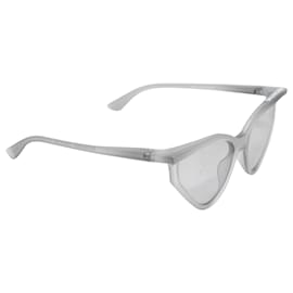 Balenciaga-Gafas de sol estilo ojo de gato de acetato Balenciaga grises-Gris