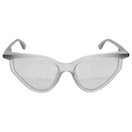 Balenciaga-Grey Balenciaga Acetate Cat-Eye Sunglasses-Grey