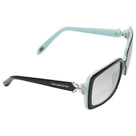 Black & Tiffany Blue Tiffany & Co. Rectangular Sunglasses Black
