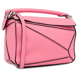 Loewe-Bolso satchel mini rompecabezas LOEWE rosa-Rosa