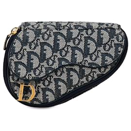 Dior-Graue Dior Oblique Satteltasche-Andere