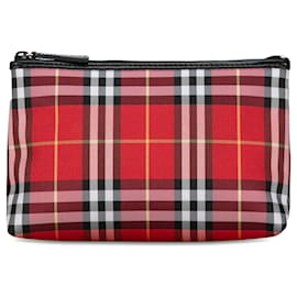 Burberry-Custodia rossa Burberry House Check-Rosso