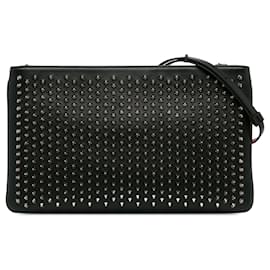 Christian Louboutin-Black Christian Louboutin Studded LoubiPosh Crossbody-Black