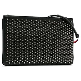 Christian Louboutin-Black Christian Louboutin Studded LoubiPosh Crossbody-Black