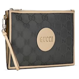 Gucci-Bolso de mano gris Gucci con GG Off The Grid de nailon-Otro