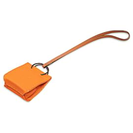 Hermès-Orange Hermès Milo Swift Sac Bag Charm-Orange