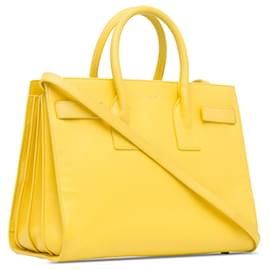 Saint Laurent-Bolso satchel pequeño Sac De Jour de Saint Laurent amarillo-Amarillo