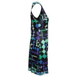 Autre Marque-vintage Noir &Multicolore Emilio Pucci pour Formfit Rogers Imprimé Slip Dress Taille US S-Noir