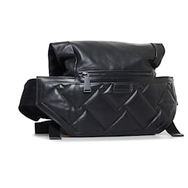 Bottega Veneta-Riñonera Bottega Veneta de piel perforada negra-Negro