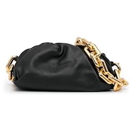 Bottega Veneta-Bolso de hombro con bolsa de cadena Bottega Veneta negro-Negro