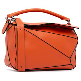 Loewe-Bolso satchel pequeño Puzzle LOEWE naranja-Naranja